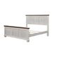 Briarwood Town Hall Queen Panel Bed in Turkish Coffee and Aged White, , large