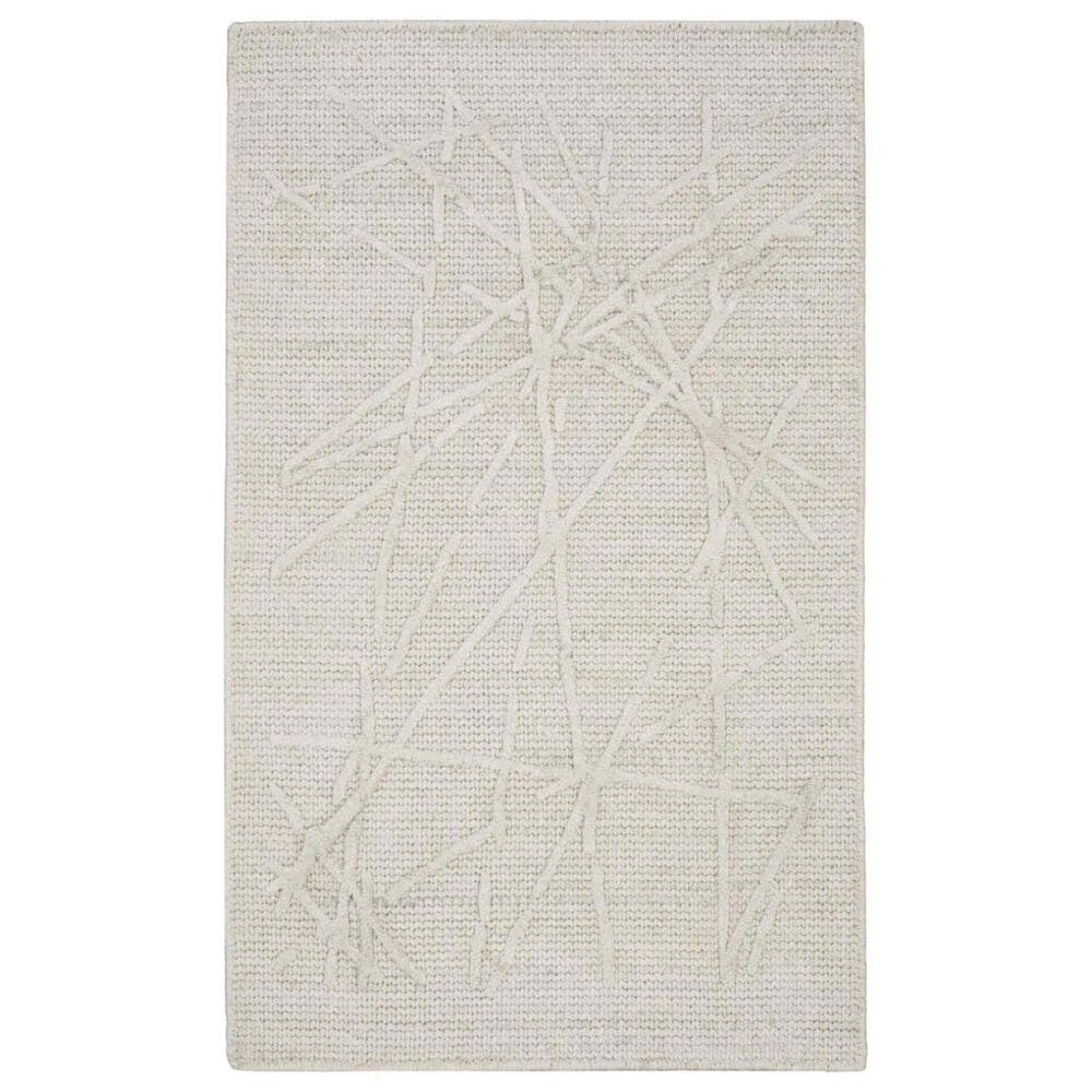 Nourison Wander 2" x 3" Ivory and Grey Area Rug, , large