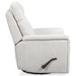 Flexsteel Refined Manual Swivel Gliding Recliner in Pearl, , large