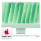 Apple 24-Inch iMac All-in-One Desktop - Apple M4 chip - 10-core CPU - 24GB RAM - 10-core GPU - 512GB SSD in Green with 3-Year AppleCare+, , large