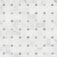 MS International Calacatta Cressa White 12" x 12" Basketweave Natural Stone Mosaic Sheet, , large