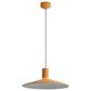 Golden Lighting Faroe 20" 1-Light LED Pendant in Earth Yellow and Grey, , large