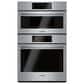 Bosch 800 Series 2-Piece Kitchen Package with Stainless Steel 30" Microwave Combination Oven and 30" Black Induction Cooktop, , large