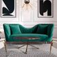 Tov Furniture Eva Velvet Sofa in Forest Green, , large