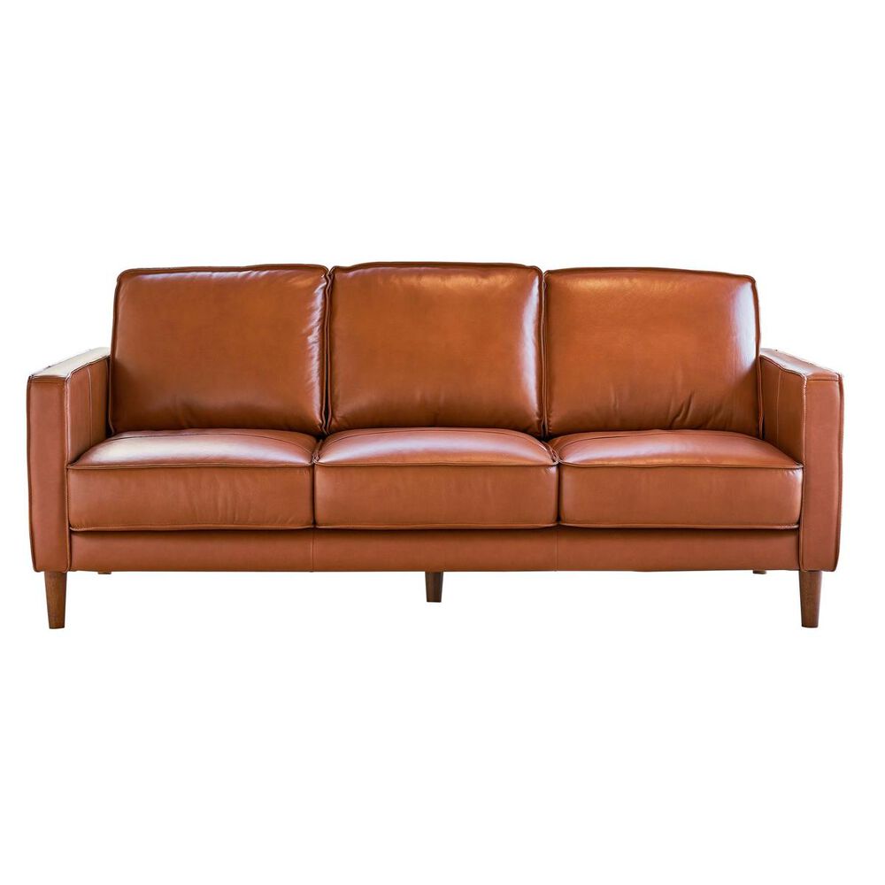 Mayberry Hill Pacer Leather Sofa in Fiero Tan, , large