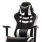 Furniture of America Felix Gaming Chair in White and Black, , large