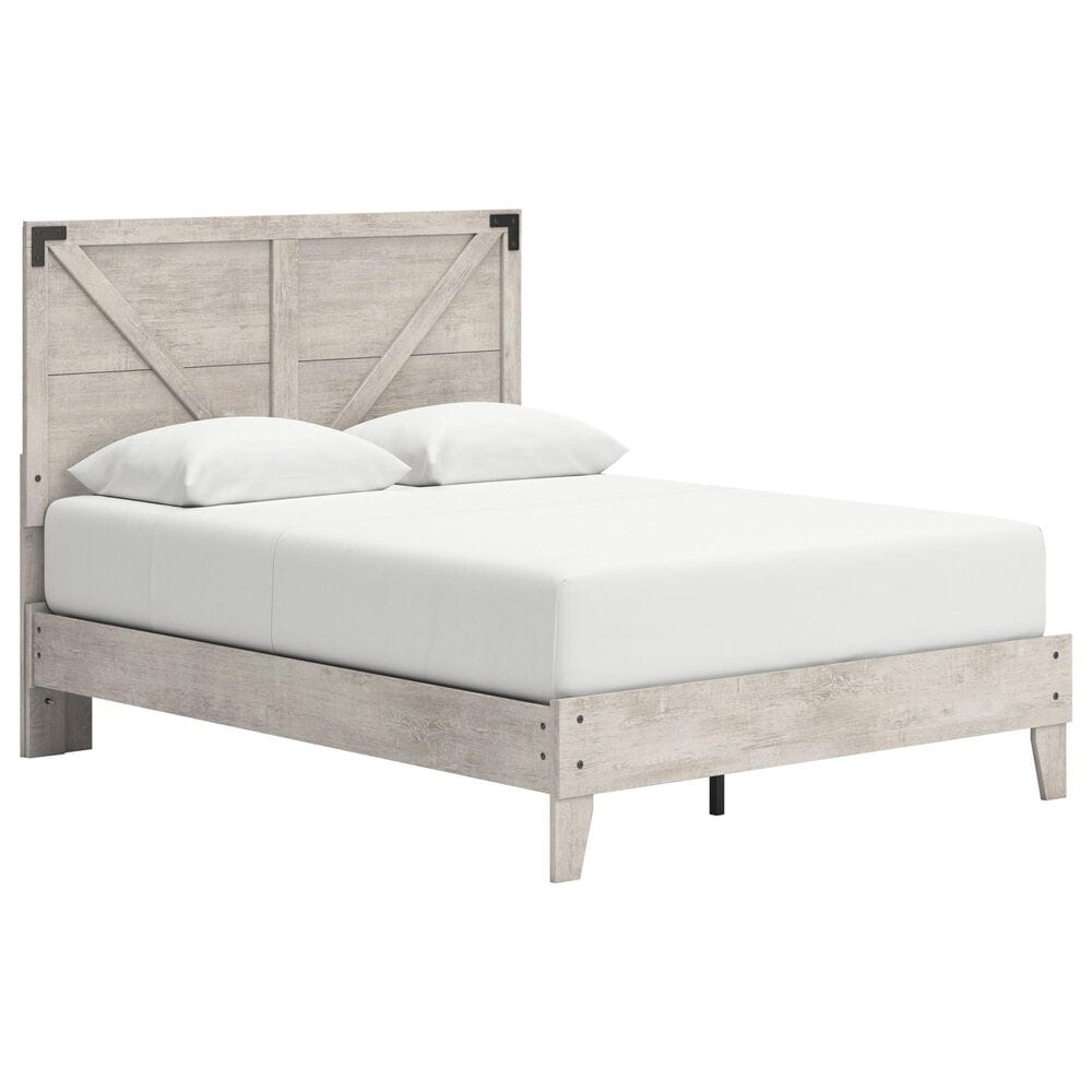 Ashley Shawburn Queen Platform Bed in Gray, , large