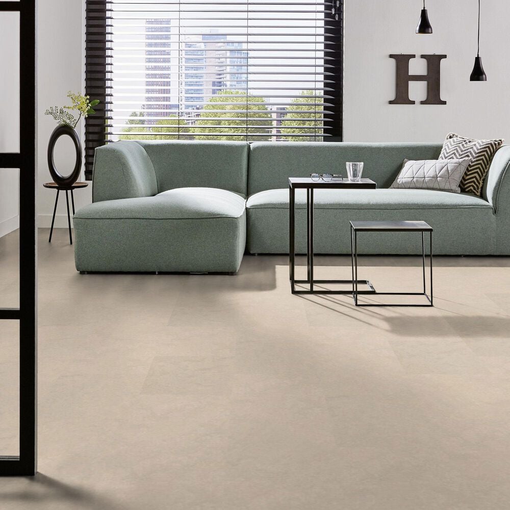 Forbo Marmoleum Cinch Loc Seal 12&quot; x 12&quot; Laminate Tile in Edelweiss, , large