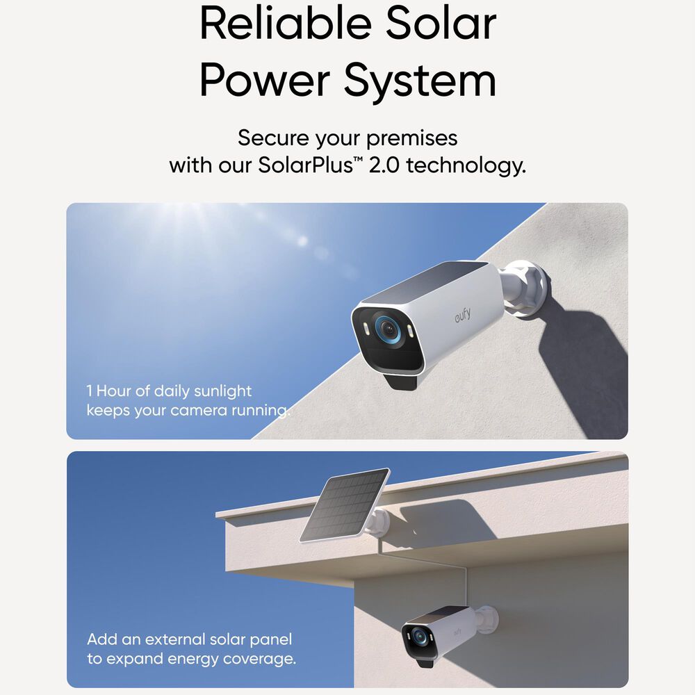 eufy S3 Pro Outdoor Wireless Add-On Camera in White, , large