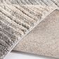Central Oriental House Rune 7"10" x 9"10" White and Light Grey Area Rug, , large