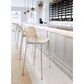 Zuo Modern Ace Bar Stool in Light Pink and Silver (Set of 2), , large