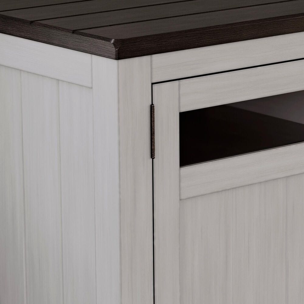 Ashley Darborn 88" XL TV Stand in Light Gray and Brown Cherry, , large