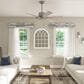Hunter Gilrock 52" Ceiling Fan in Matte Silver, , large