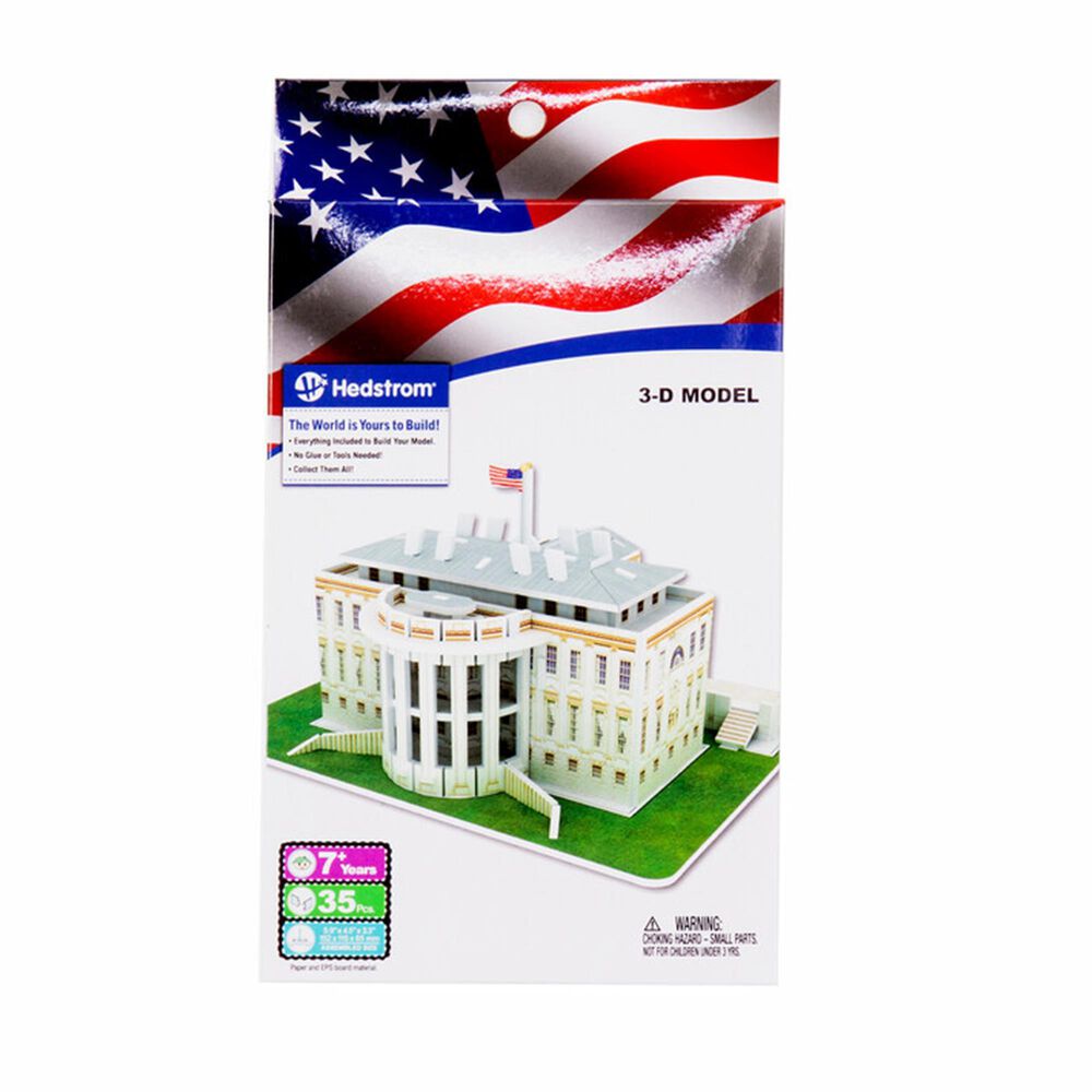 Ball, Bounce, and Sport Inc. 3D Buildable Puzzle - White House, , large