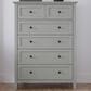 Urban Home Grace 5-Drawer Chest in Elephant Grey, , large