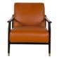 Interlochen Leather Accent Chair in Melbourne Ochre, , large