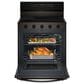 Whirlpool 5.3 Cu. Ft. Freestanding Smart Gas Range with Air Cooking Technology in Black Stainless Steel, , large