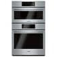 Bosch 800 Series 2-Piece Kitchen Package with Stainless Steel 30" Speed Combination Oven and 30" Black Induction Cooktop, , large