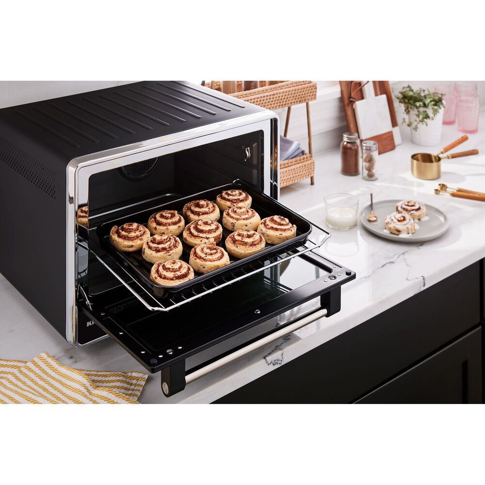 KitchenAid 1 Cu. Ft. Convection Countertop Oven in Black Matte