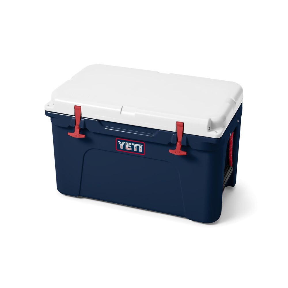 YETI Tundra 45 Hard Cooler in Patriotic Navy/Rescue Red/White, , large