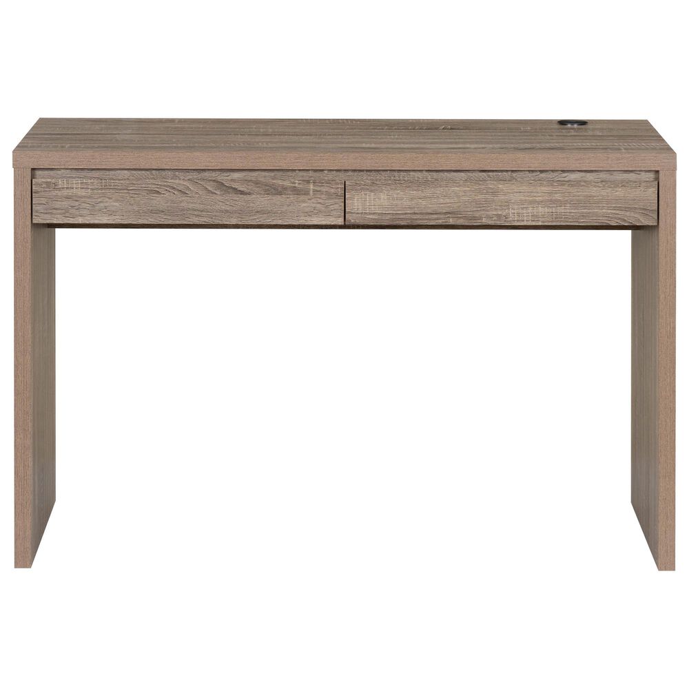 Linon Home Decor Tracey 2-Drawer Parson Desk in Grey Wash, , large