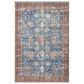 Loloi Loren LQ-01 7"6" x 9"6" Blue and Brick Area Rug, , large