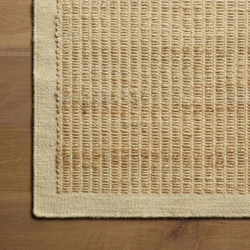 Amber Lewis x Loloi Lilah Natural and Antique Ivory 5' x 7'6" Area Rug, , large