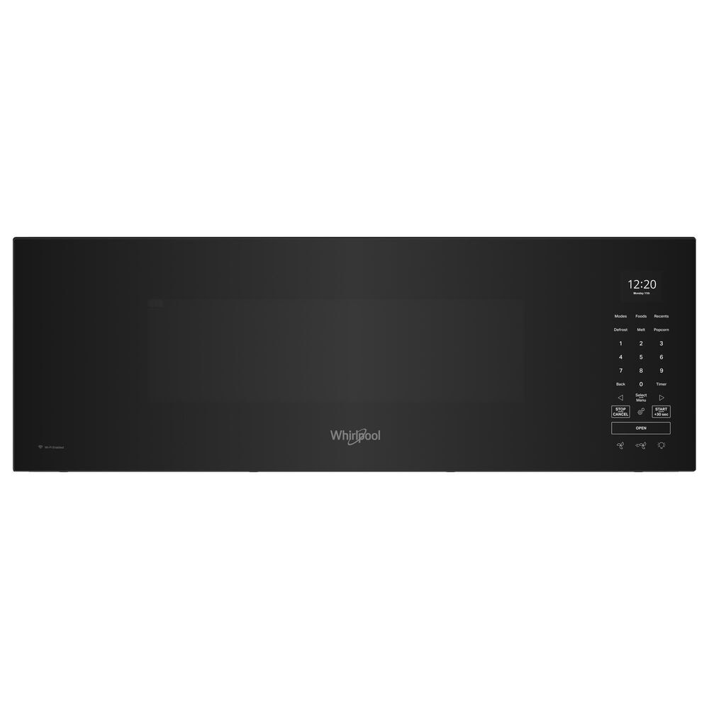 Whirlpool 1.1 Cu. Ft. Low Profile Microwave Hood Combination in Black, , large