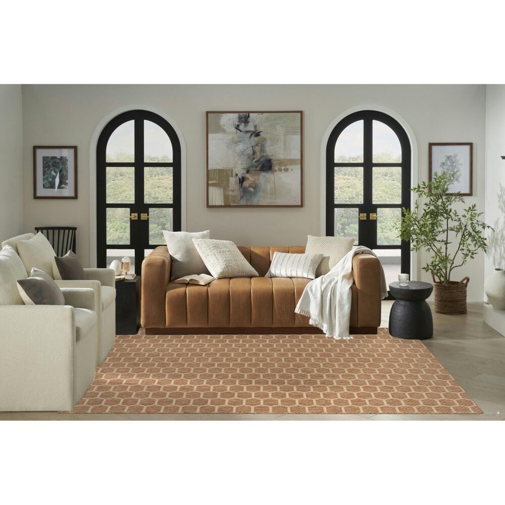 Nourison Twist Reversible 6&#39; x 9&#39; Natural Indoor/Outdoor Area Rug, , large
