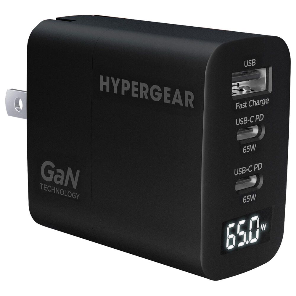 Hypercel SpeedBoost 65W Multi Travel Charger in Black, , large