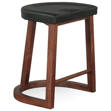 Home Trends & Design Lenox 17" Counter Stool in Walnut Brown, , large