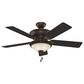 Hunter Italian Countryside 52" Ceiling Fan with Lights in Cocoa, , large