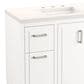 Kohler Seer 36" Single Bathroom Vanity in White with 3 cm Pure White Quartz Top and Rectangular Sink, , large