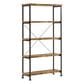 Pacific Landing 63" Bookcase in Antique Nutmeg and Black, , large