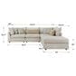 Xenia 5-Piece Modular L-Shaped Sectional in Durango Pewter, , large