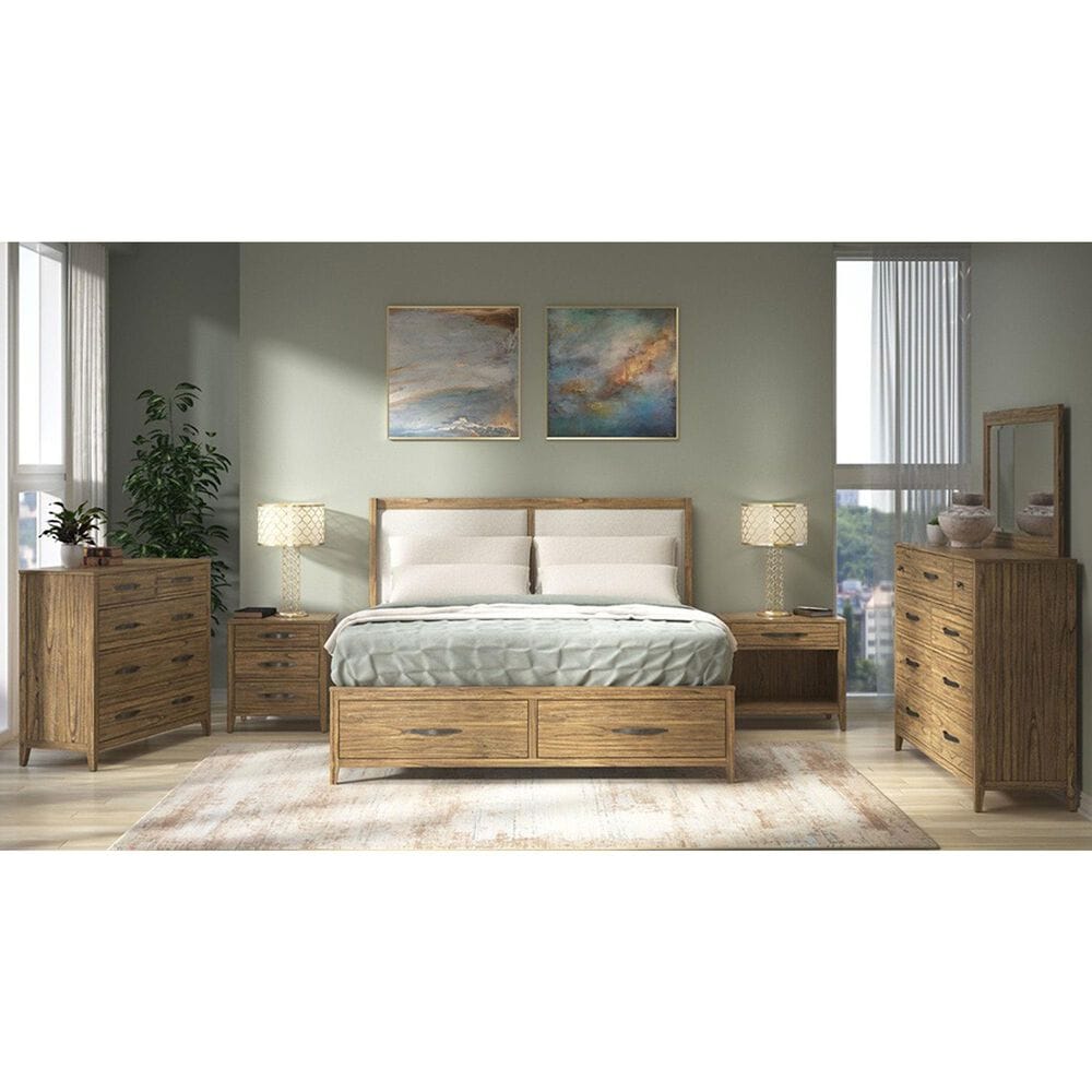 Napa Furniture Design Belgium Queen Storage Bed in Sandrift, , large