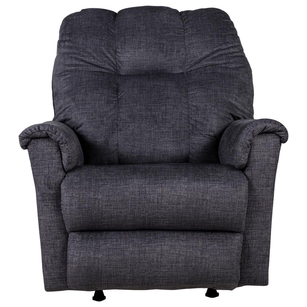Southern Motion Baxter Power Rocker Recliner with Power Headrest in Charcoal, , large