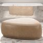 Jennifer Taylor Home Pebble 44" Cocktail Ottoman in Tuscan Tan Brown, , large