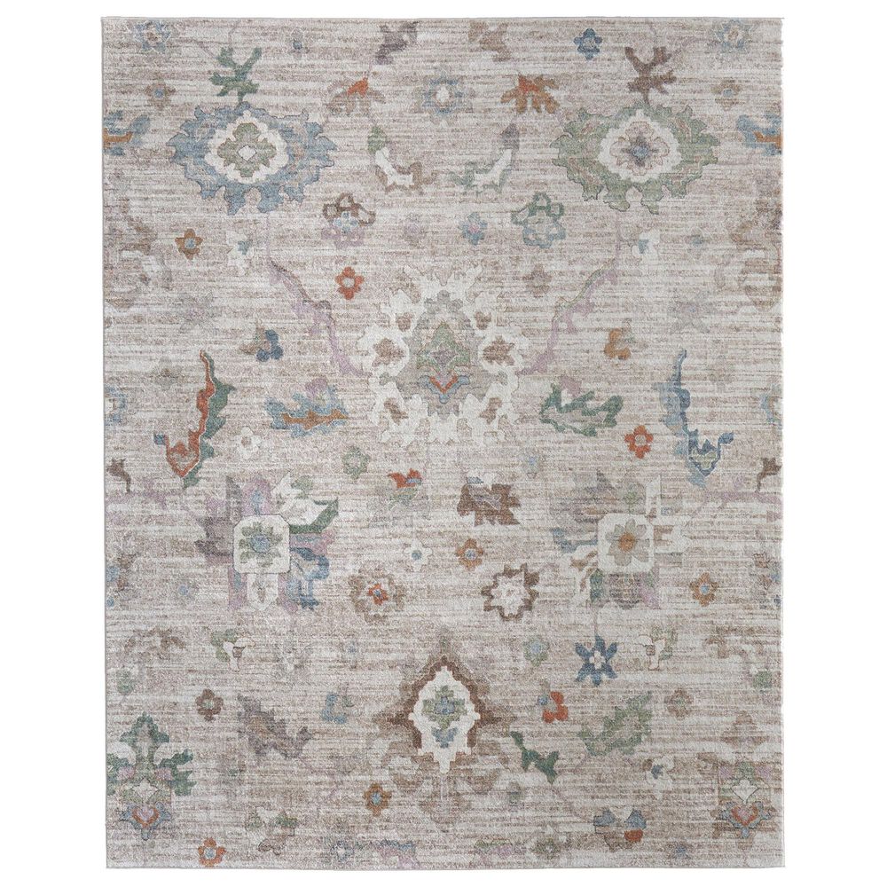 Feizy Dartmouth 39QKF 10" x 12"8" Beige and Multicolor Area Rug, , large