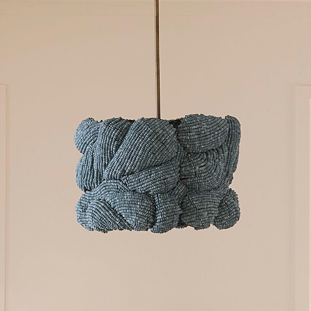 Jamie Young Direct Ship Elmont 3-Light Small Chandelier in Blue, , large
