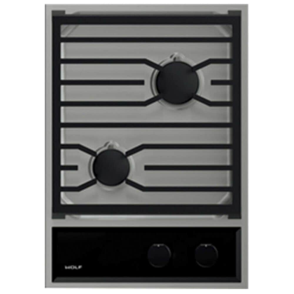 Wolf 15" Transitional Gas Cooktop in Stainless Steel, , large