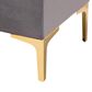 Baxton Studio Valere Storage Ottoman in Grey, , large