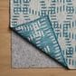 Loloi Easton Fog and Teal 2"3" x 3"9" Indoor/Outdoor Area Rug, , large