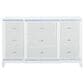 Global Furniture USA Alina 9-Drawer Dresser with Mirror in White, , large