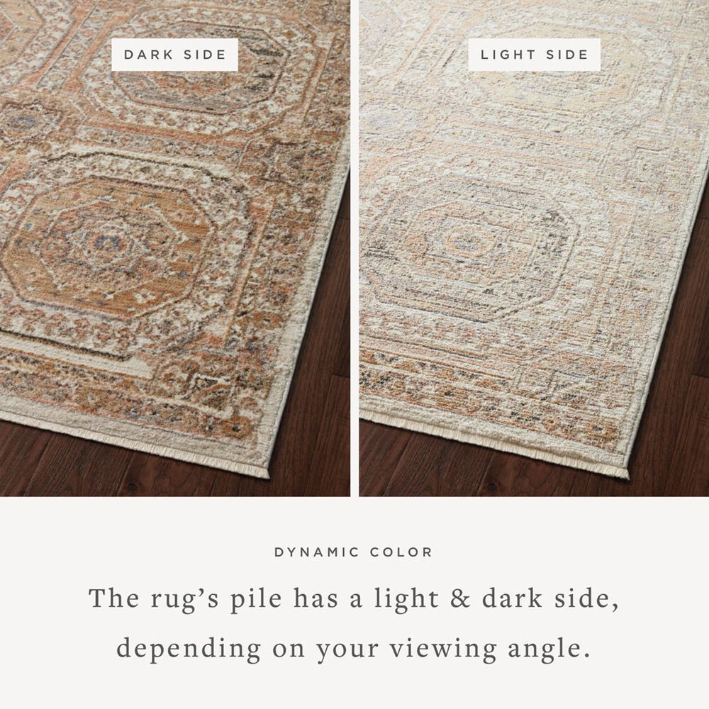 Loloi Sonnet 2&#39;6&quot; x 8&#39; Apricot and Multicolor Runner, , large