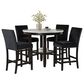 New Heritage Celeste 5-Piece Round Counter Height Dining Set in Espresso, , large