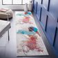 Safavieh Aria ARA193Q 2" x 8" Ivory and Red Runner, , large