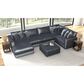 Hartsfield Remington 5-Piece Stationary Right Facing Chaise Sectional in Slate, , large