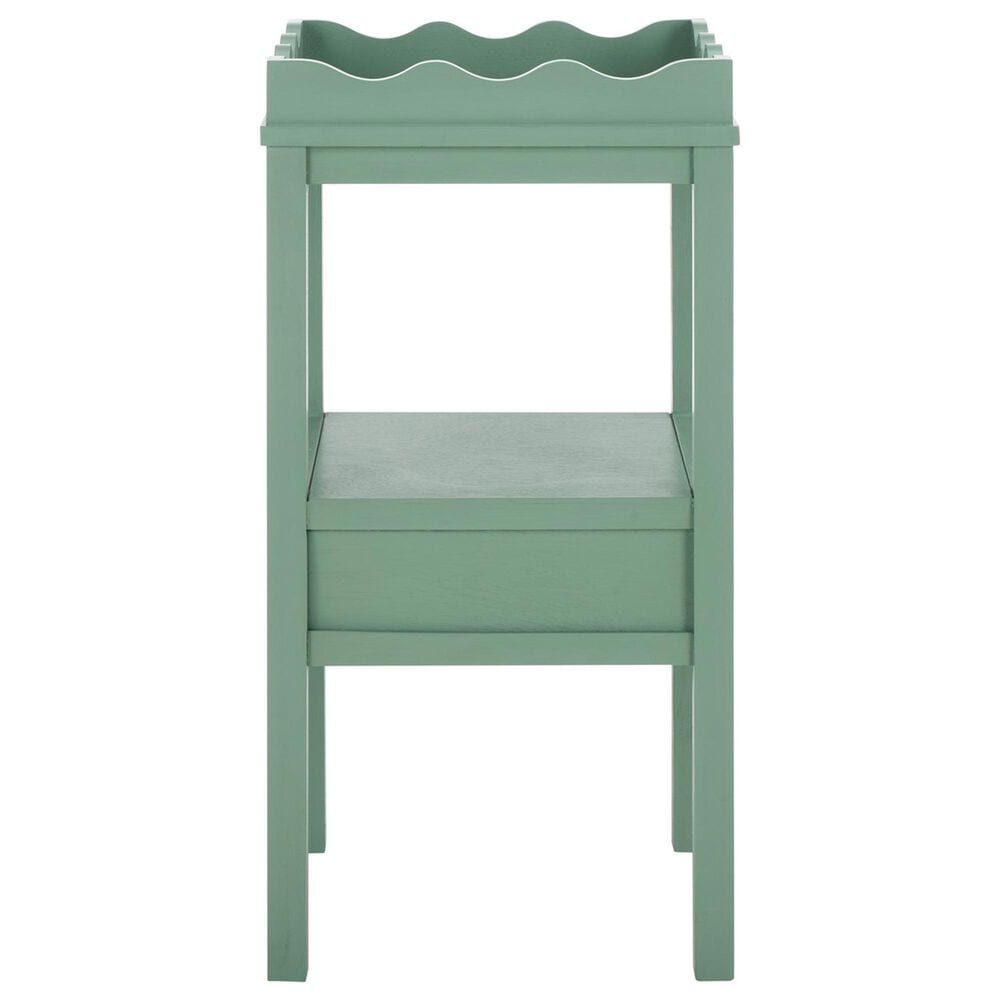 Safavieh Darlyn One Drawer Accent Table in Sage Green, , large