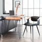 Lumisource Avery Writing Desk in Black, Walnut and Clear, , large